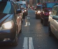 cars on road