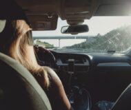 woman driving