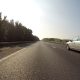 Cars driving on a UK highway in Hatfield England
